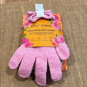 Betsey Johnson Vibrant Exfoliating Bath Gloves